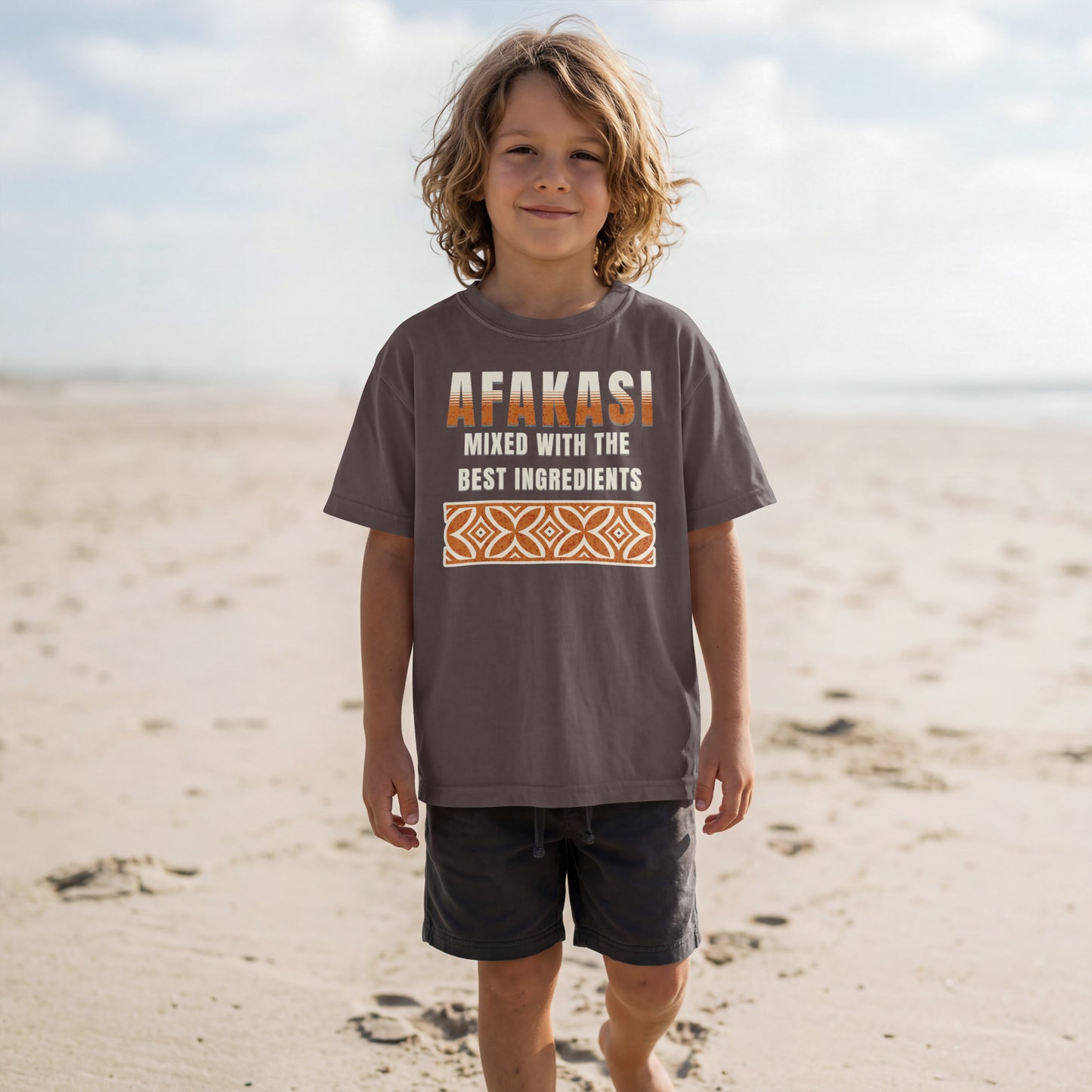 Afakasi Heritage Graphic Tee – Polynesian Roots & Culture
