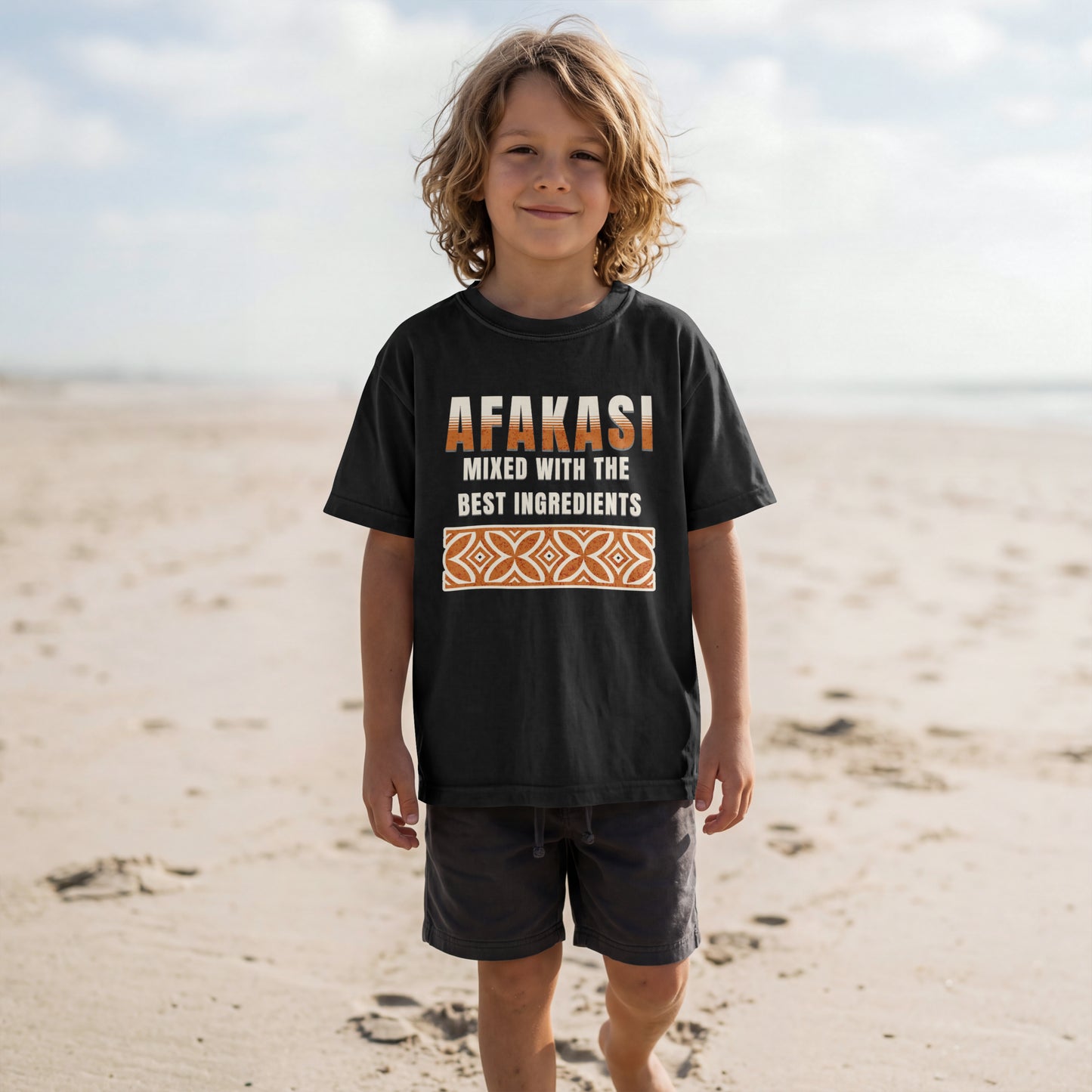 Afakasi Heritage Graphic Tee – Polynesian Roots & Culture