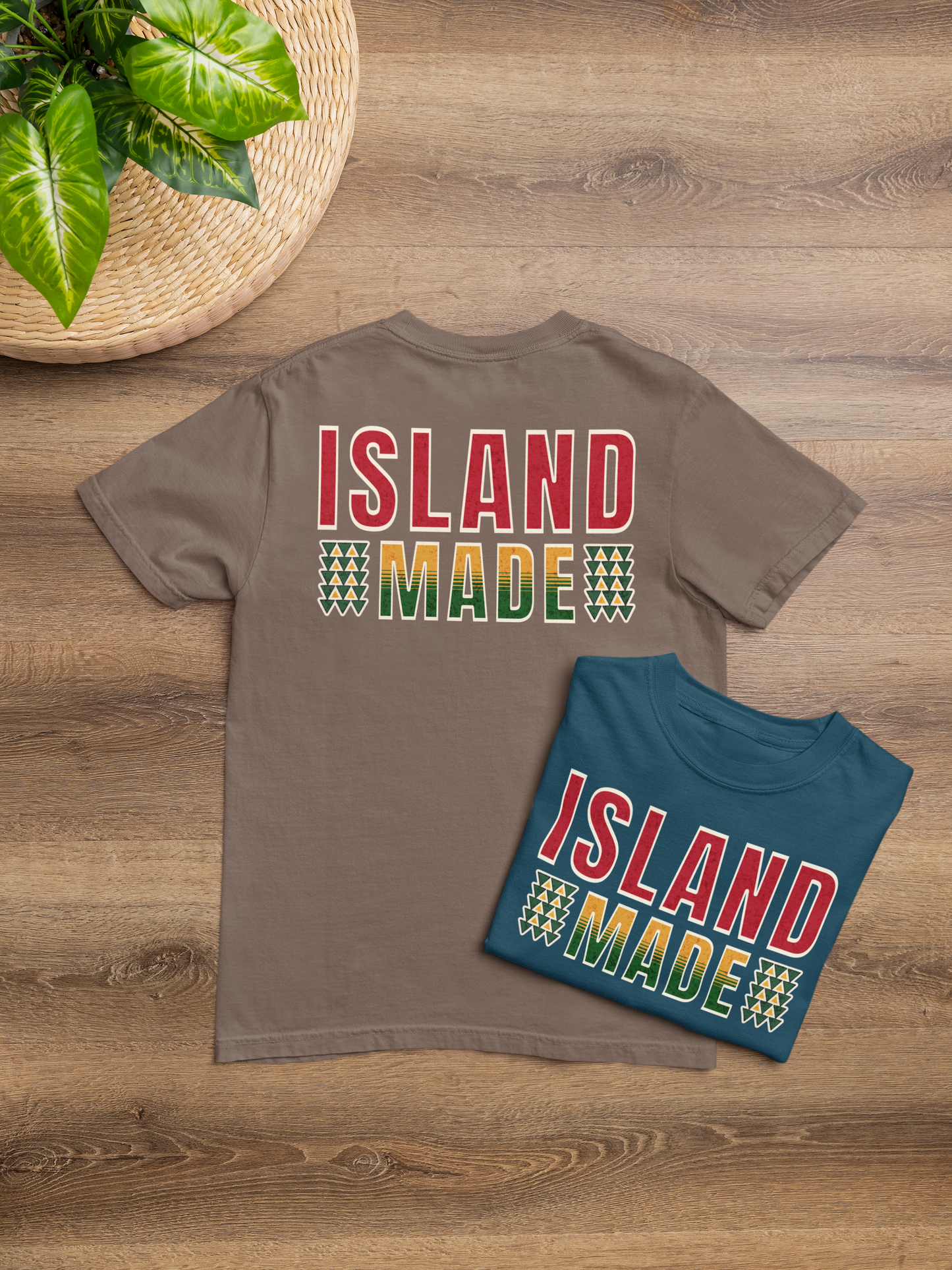 Island Made Vintage Graphic Tee | Polynesian Pride Shirt