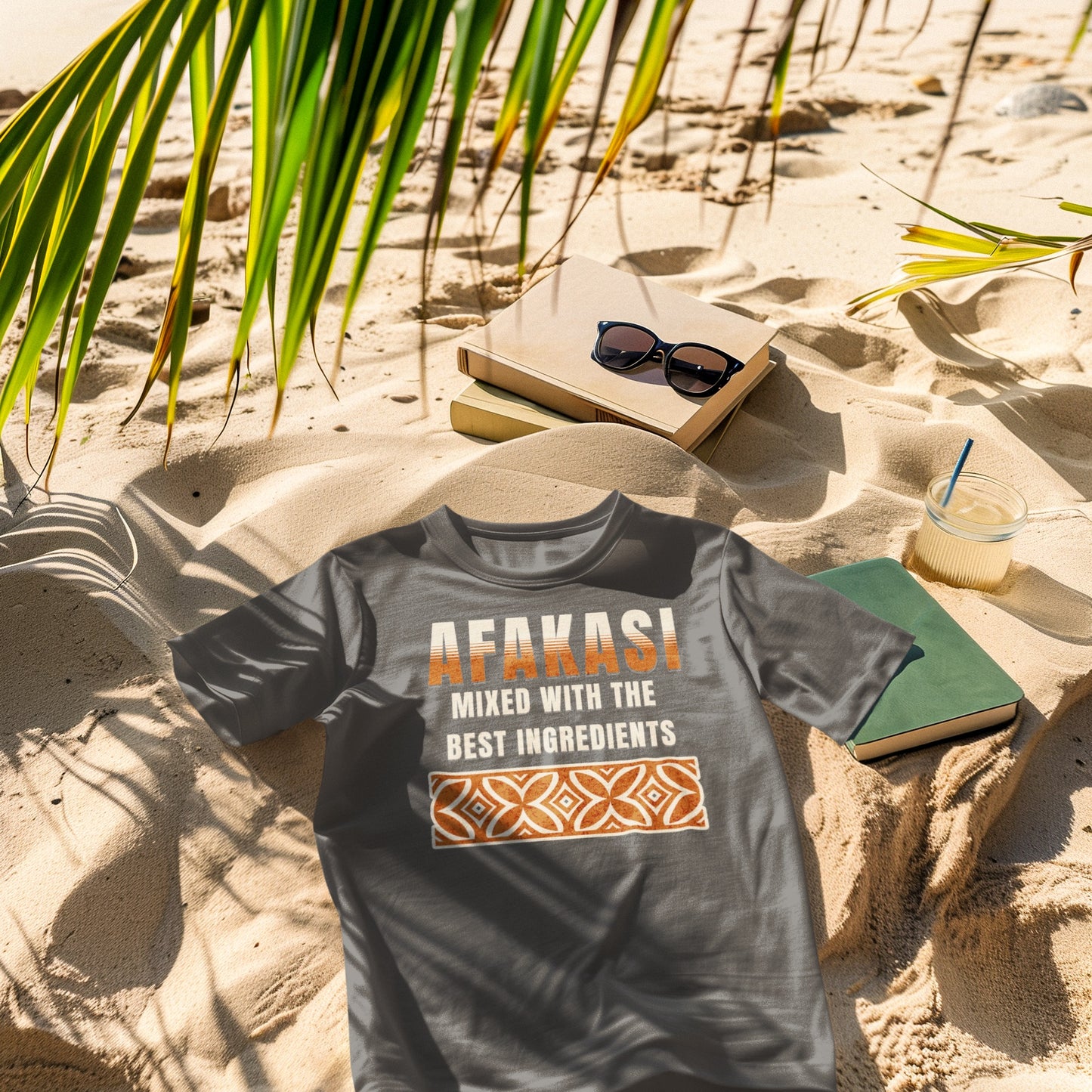 Afakasi Heritage Graphic Tee – Polynesian Roots & Culture