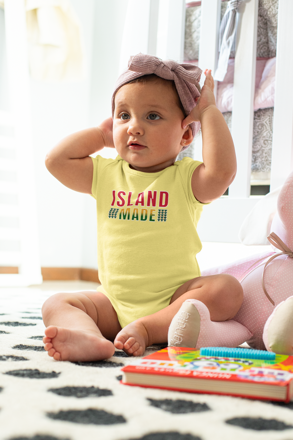 Island Made Baby Onesie, Polynesian Mixed Heritage Baby Bodysuit, Pacific Islander Pride Baby Shower Gift, Cute Island Culture Romper