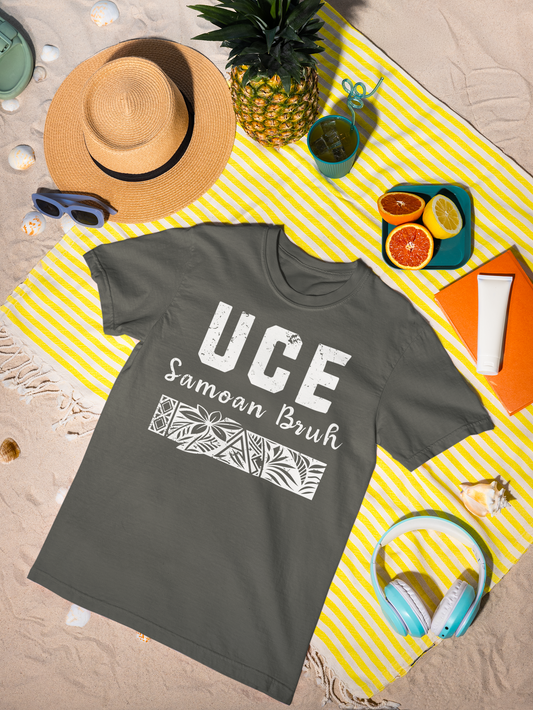 Samoan Bruh UCE Graphic T-Shirt | Bold Island Tatau Print Streetwear